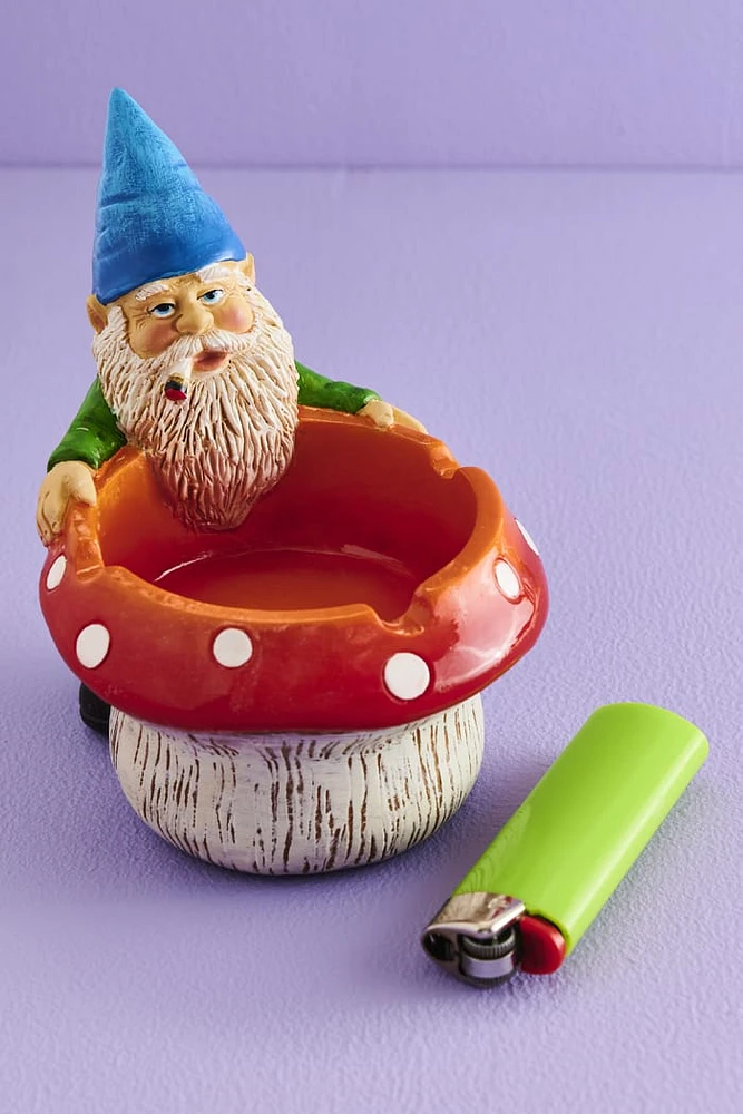 Toking Gnome Mushroom Ashtray