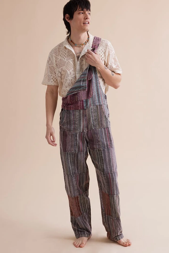 Boho Patchwork Overalls for Free Spirits - Grab Yours Today