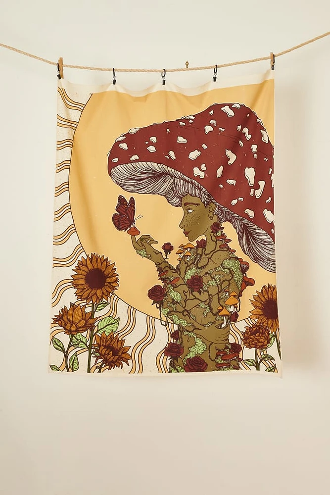 EBX Mushroom Maiden SM Tapestry