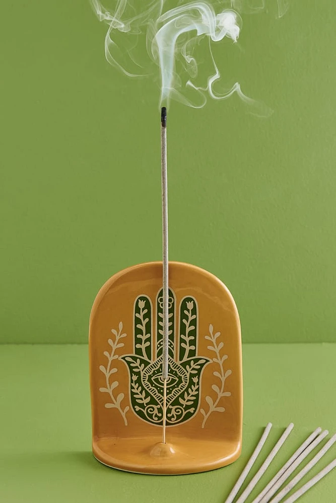 Hamsa Hand Incense Burner Stand