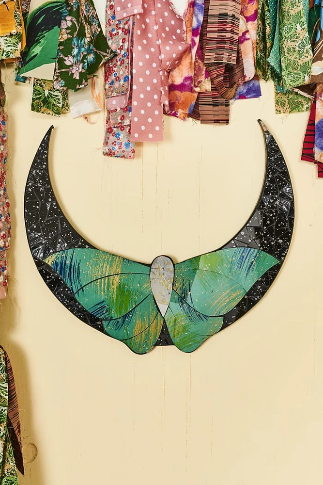 Crescent Moon Moth Mosaic