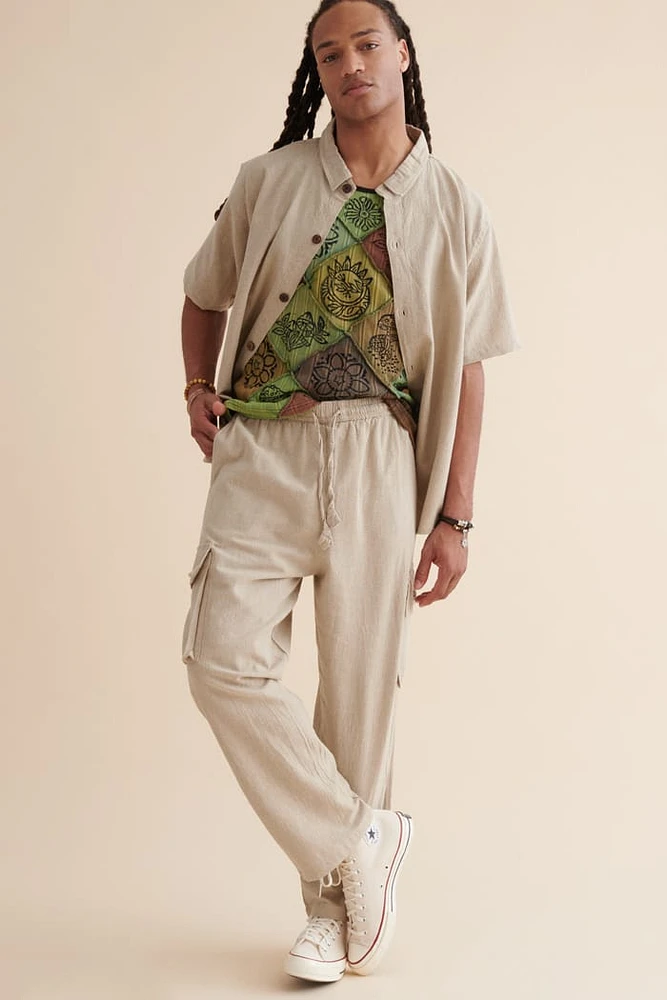 Oat Cargo Pants