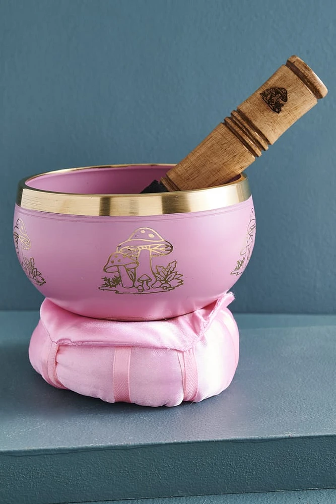 Pink Mushroom Singing Bowl