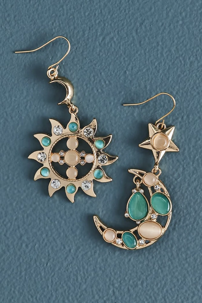 Pastel Celestial Mixed Earrings