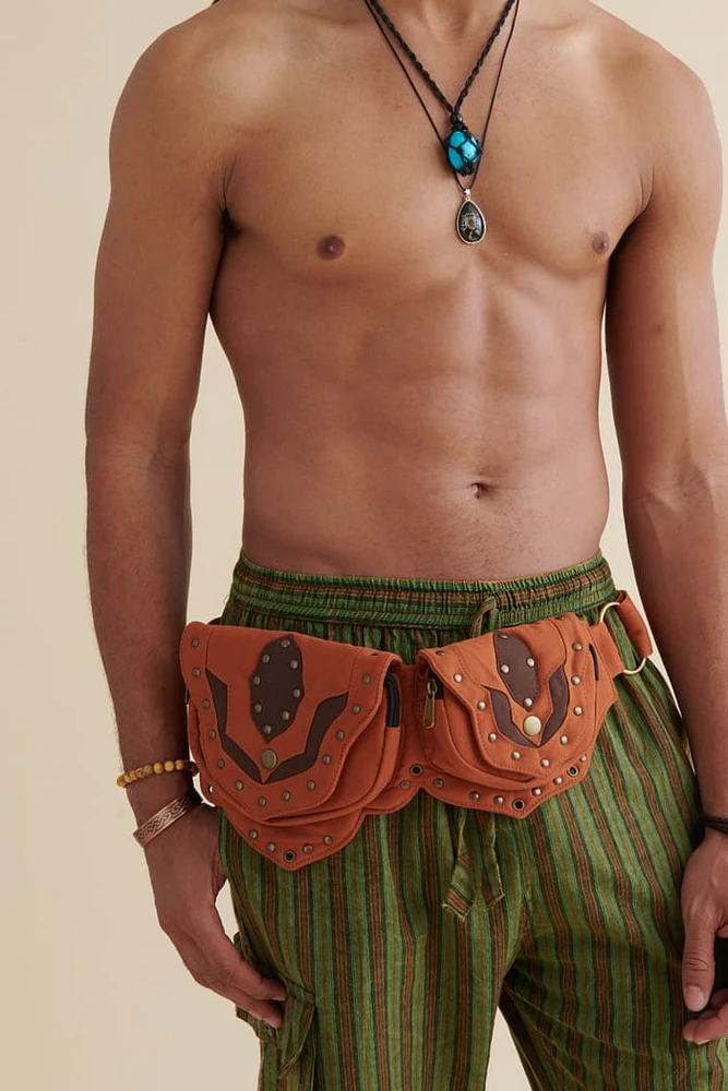 Clay Double Belt Bag