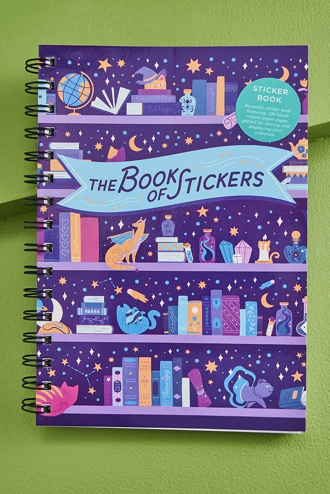 Fantasy Bookshelf Sticker Book