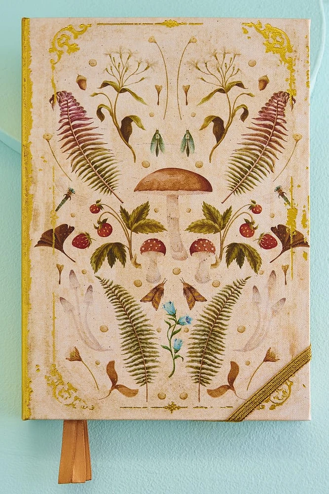 Mushroom Forest Fabric Journal