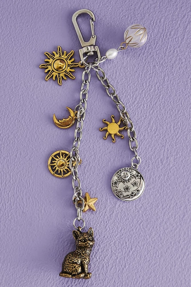 Cosmic Kitty Bag Charm