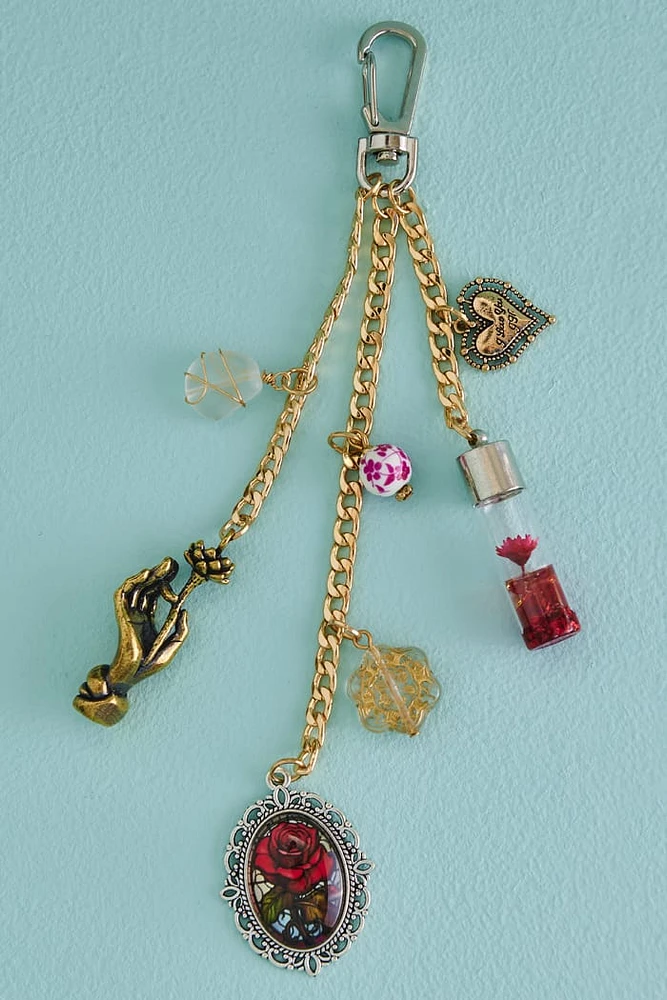 Dreamy Rose Bag Charm