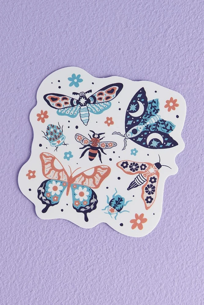EBX Floral Insects Sticker