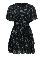 Kimmy Flutter Sleeve Mini Dress