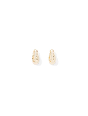 Dionne Hinge Gold Plated Earrings