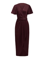 Estelle Petite Flutter Sleeve Dress