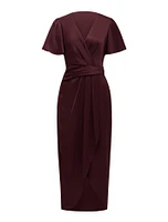Estelle Petite Flutter Sleeve Dress