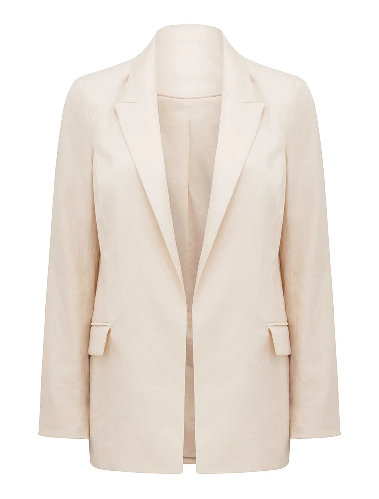 Lacey Linen Blazer