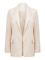 Lacey Linen Blazer