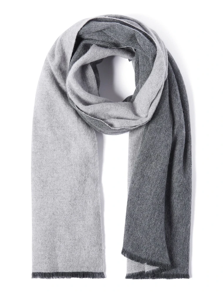 Esme Two Tone Premium Wool Scarf