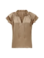 Marni Micropleat blouse