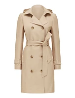 Kirsty Structured Hooded Trench