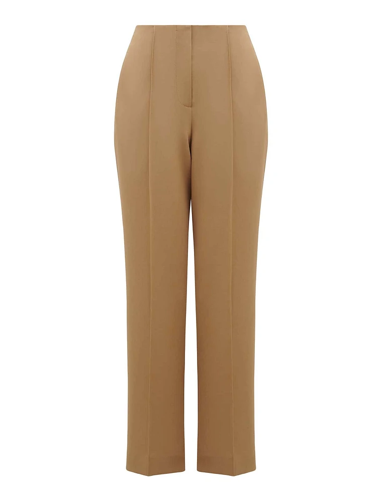 Zali Petite Pintuck Straight Leg Pant