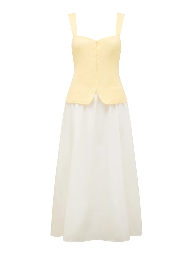 Carly Two-in-One Midi Dress