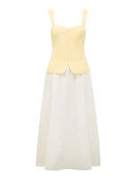 Carly Two-in-One Midi Dress
