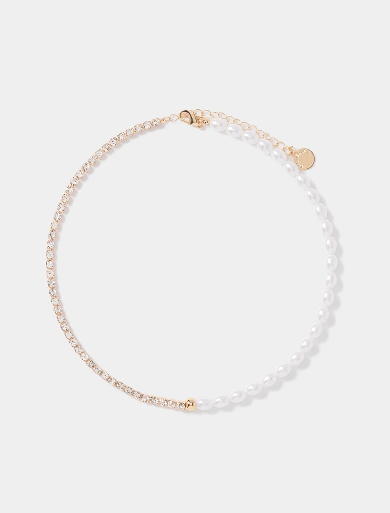 Gigi Diamanté and Pearl Necklace
