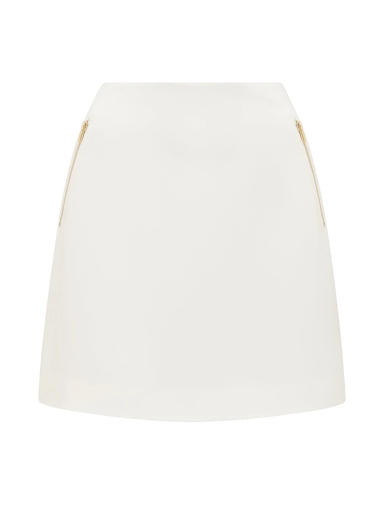 Paris Zip Mini Skirt