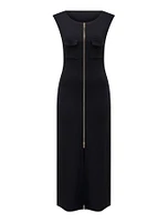 Harriet Zip Through Midi Dress