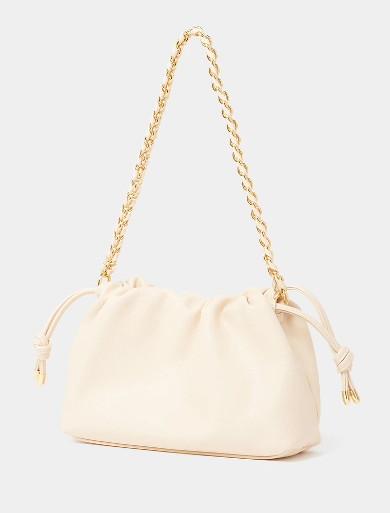 Blossom Ruched Clutch