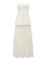 Alexis Hook and Eye Sheer Midi Dress