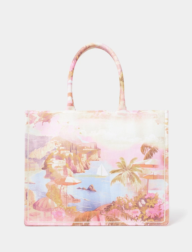Samira Italian Print Tote