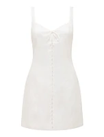 Monica Petite Bow Front Mini Dress
