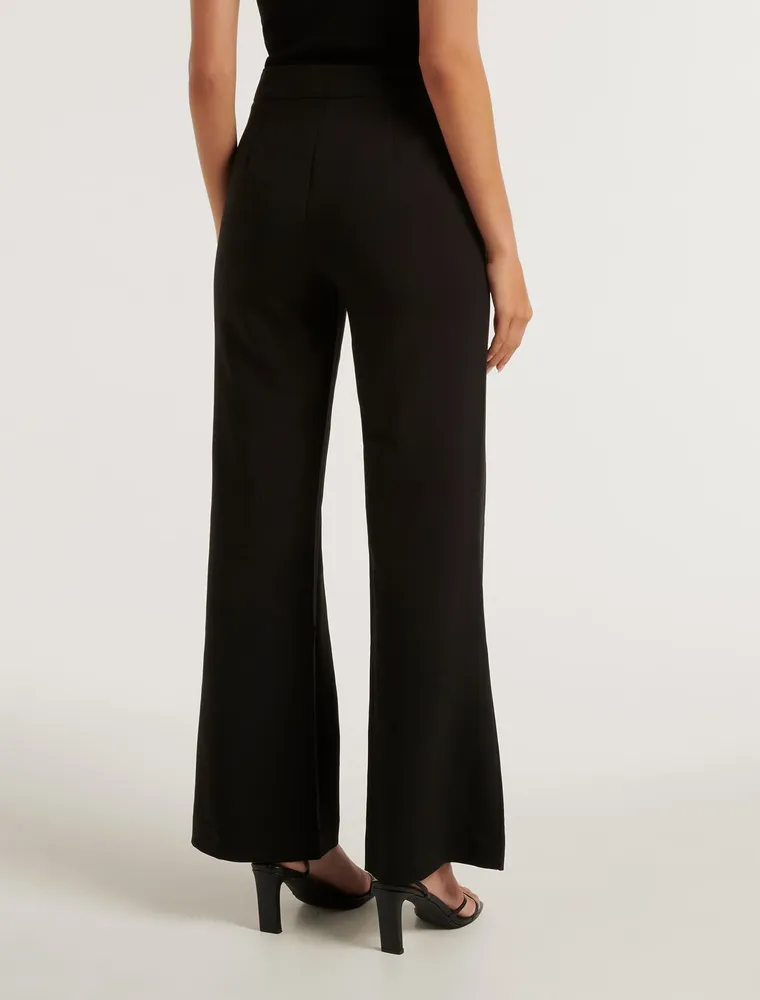 Megan Button Wide Leg Pant