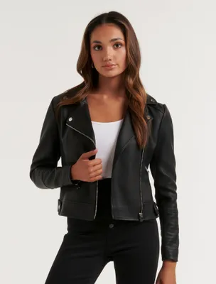 Heidi Petite PU Biker