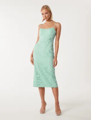 Gracie Lace Corset Bodycon