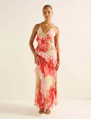 Poppy Ruffle Gown