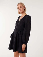 Carina Button Front Mini