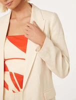 Lacey Linen Blazer