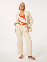 Lacey Linen Blazer