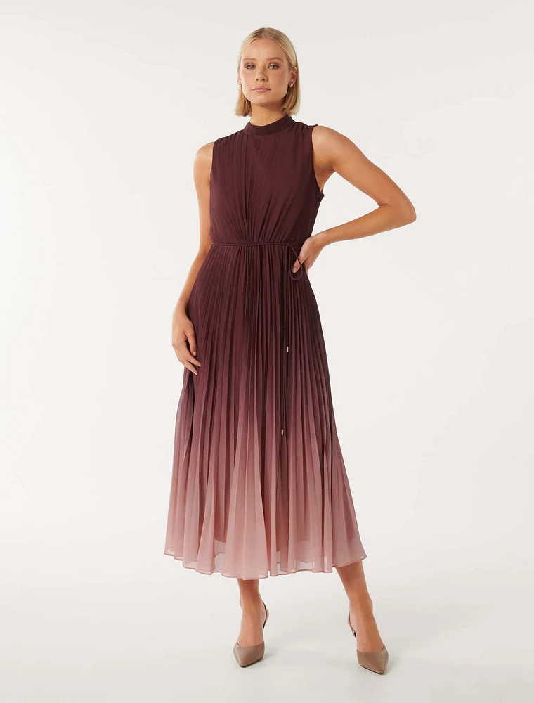 Phillipa Pleated Midi Dress