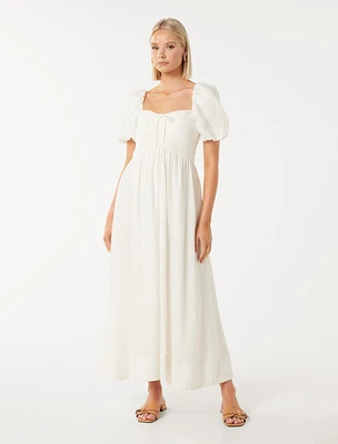 Destiny Ruched Bodice Midi Dress