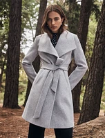 Annika Shawl Collar Wrap Coat