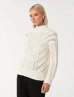 Eliza Embellished Knit Jumper