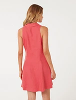 Aletta Button Front Mini