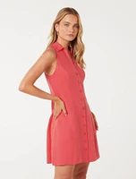 Aletta Button Front Mini