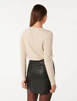 Valentina Bow Front Jumper