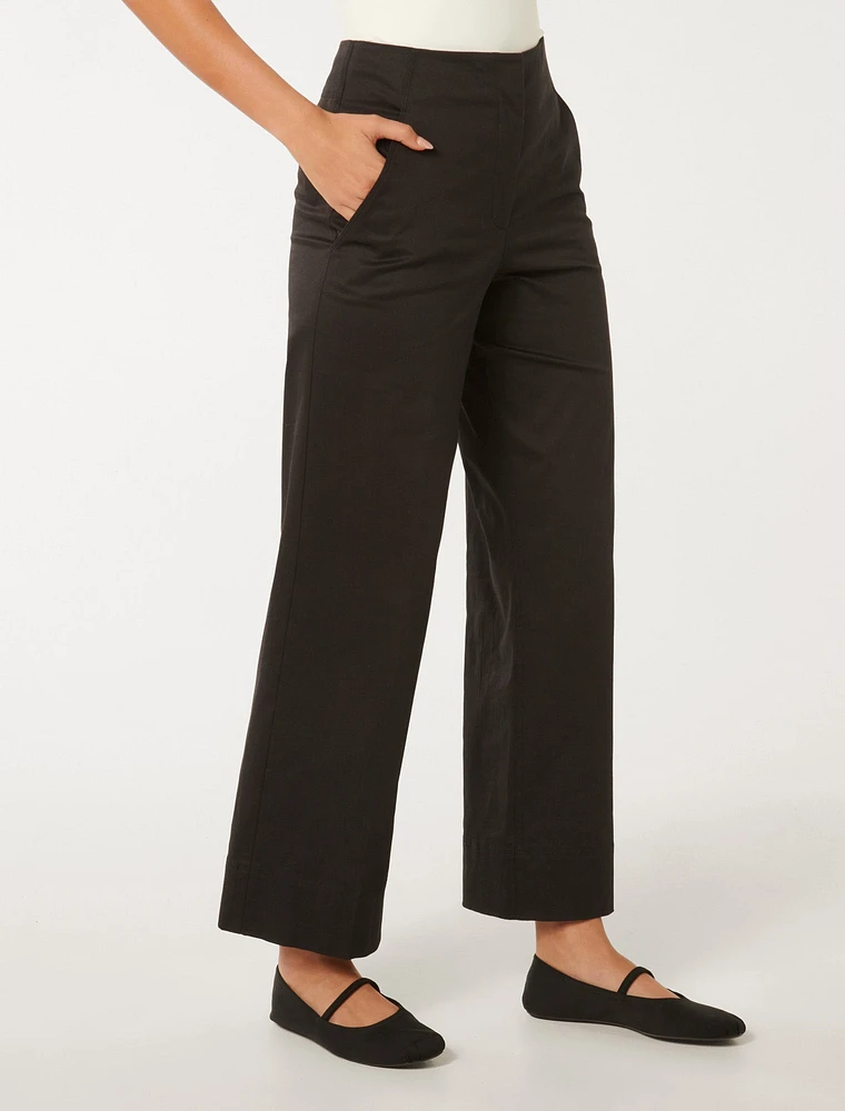 Cassandra Cropped Straight Pant