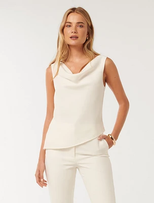 Kalinda Cowl Drape Tank