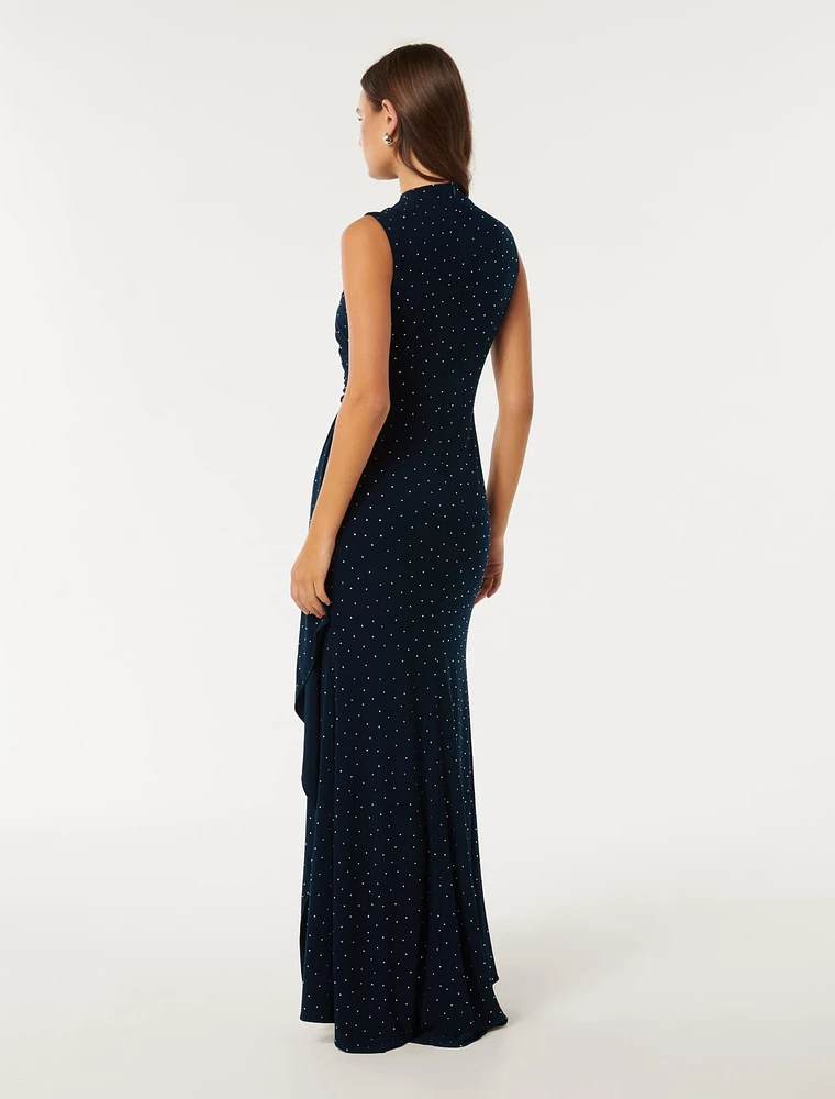 Naomi Heat Seal Maxi Dress